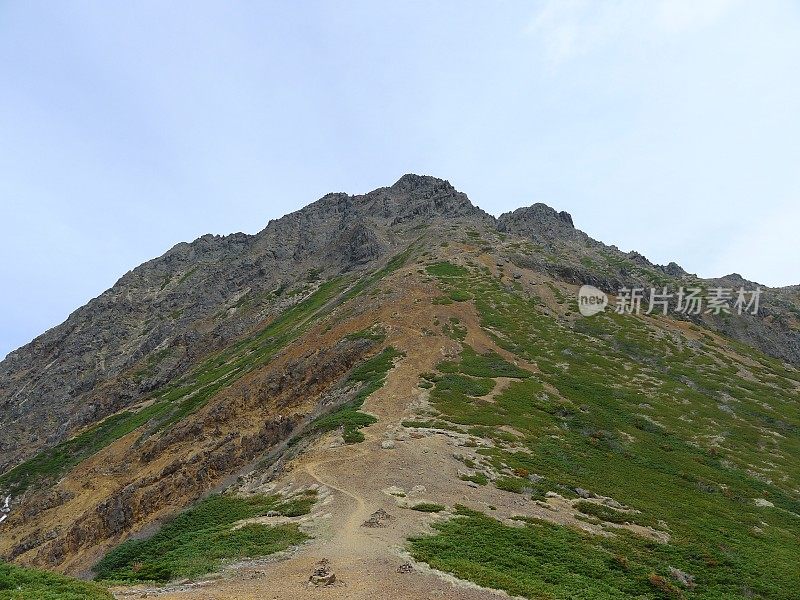 Mount Akadake (赤岳) of Yatsugatake in Japan (百名山)